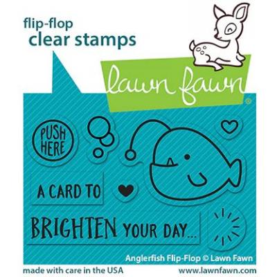 Lawn Fawn Clear Stamps - Anglerfish Flip-Flop